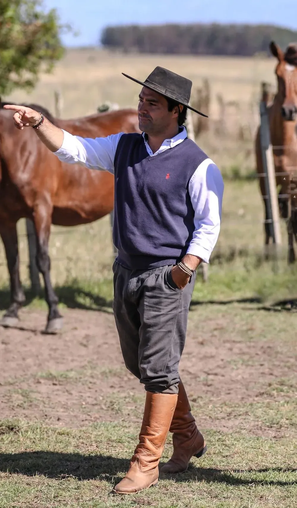 Ignacio Lussich, a 20 años del inicio de la actividad en su gran pasión, los Criollos.