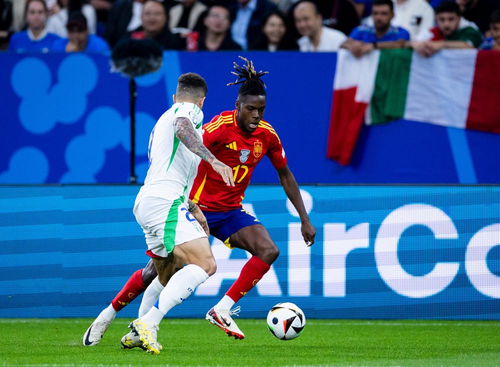 La selección española se mide ante Italia.