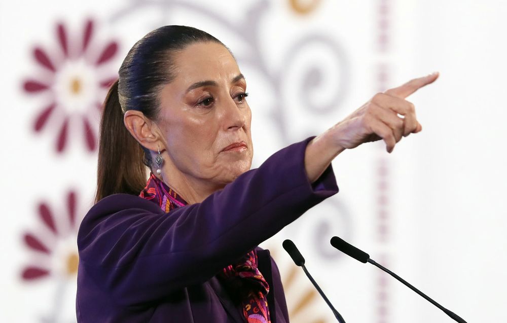 La presidenta de México, Claudia Sheinbaum. EFE