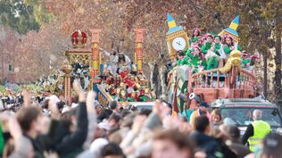 Una imagen de la cabalgata en Sevilla, el sábado 4. Foto: Europa Press.