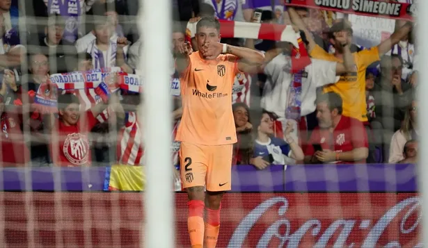 Josema Giménez celebra su gol ante Valladolid