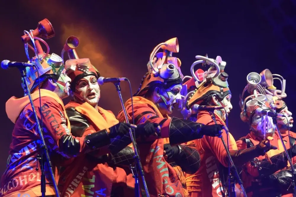 La murga La Clave en el Teatro de Verano.