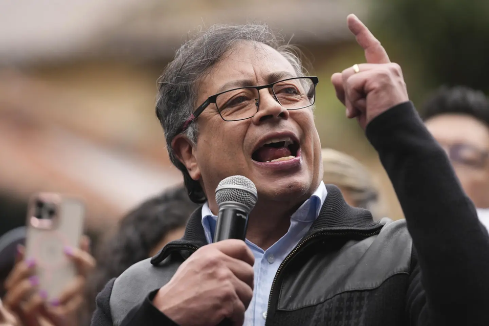 Gustavo Petro, presidente de Colombia. AP