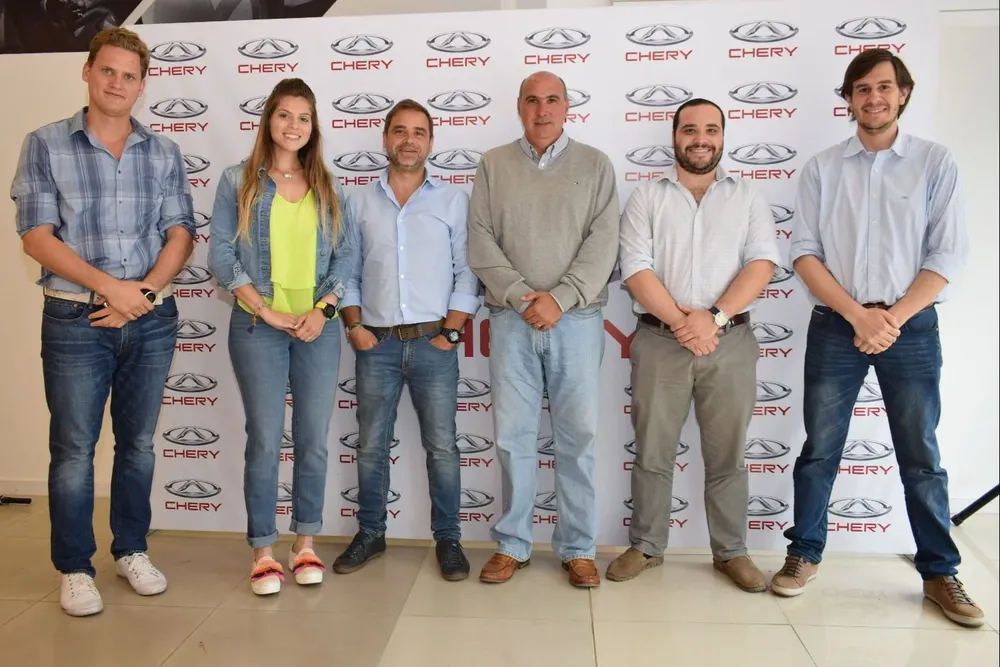 Patrick Jakter, Shalma Suarez, Richard Caballero, Antonio Correa, Marcelo Botta y Mario Nuñez