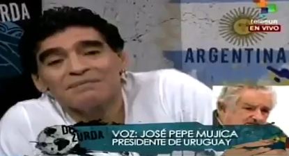 La memorable charla de José Mujica y Diego Maradona