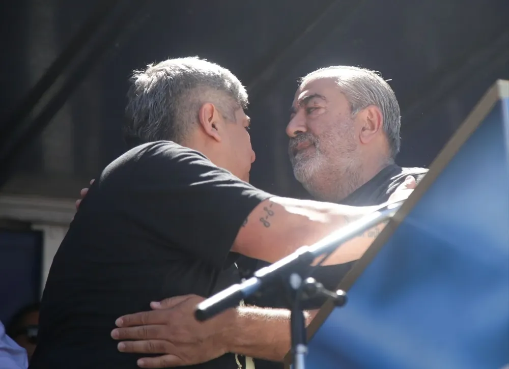Pablo Moyano y Héctor Daer, líderes de la CGT