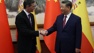 Pedro Sánchez y Xi Jinping