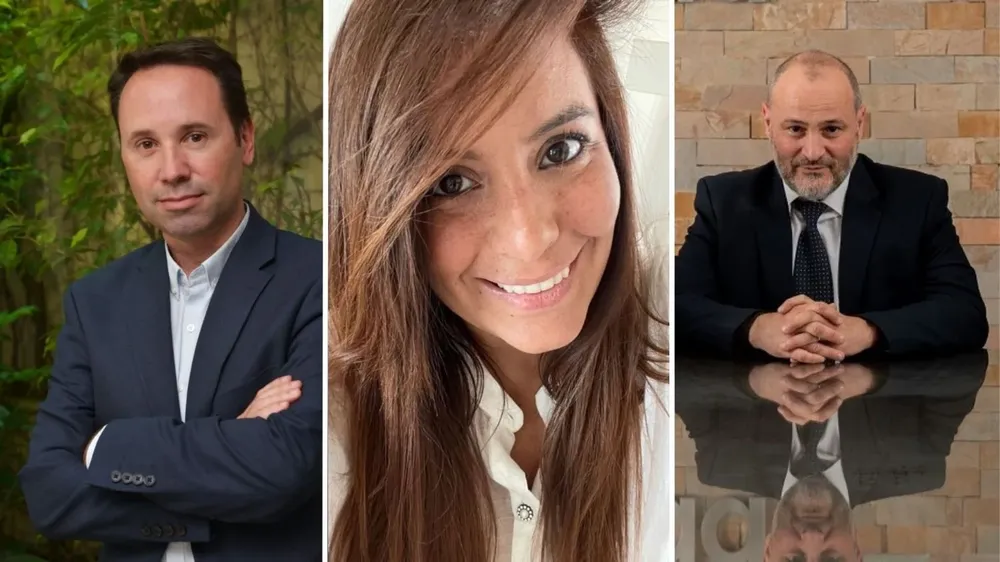 Martín Gómez, Sabrina Pérez y Fernando Abi-Saab