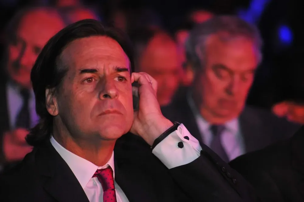 El presidente de la República, Luis Lacalle Pou