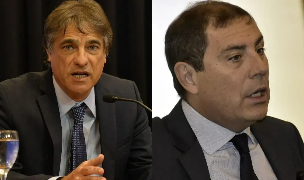 El ingeniero Nicolás Jodal (izquierda) y el economista Gabriel Oddone (derecha)