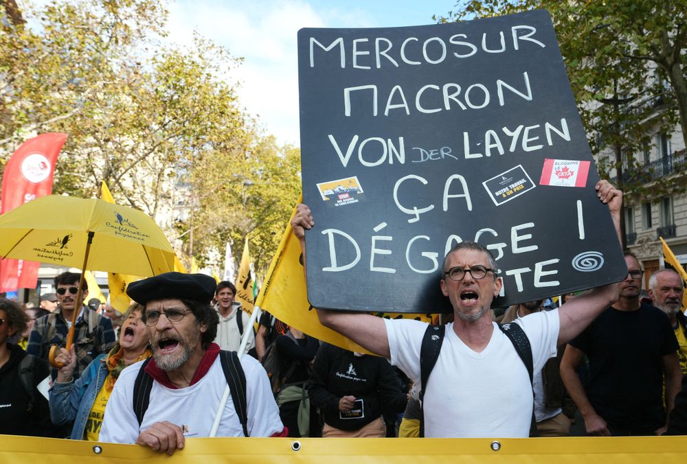 Protestas contra Macron en Francia