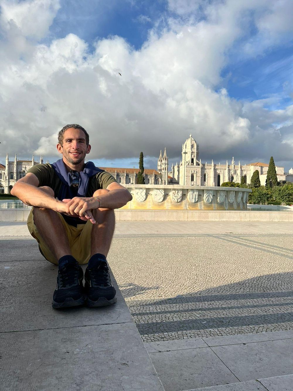 Artur durante su periodo de intercambio en Europa