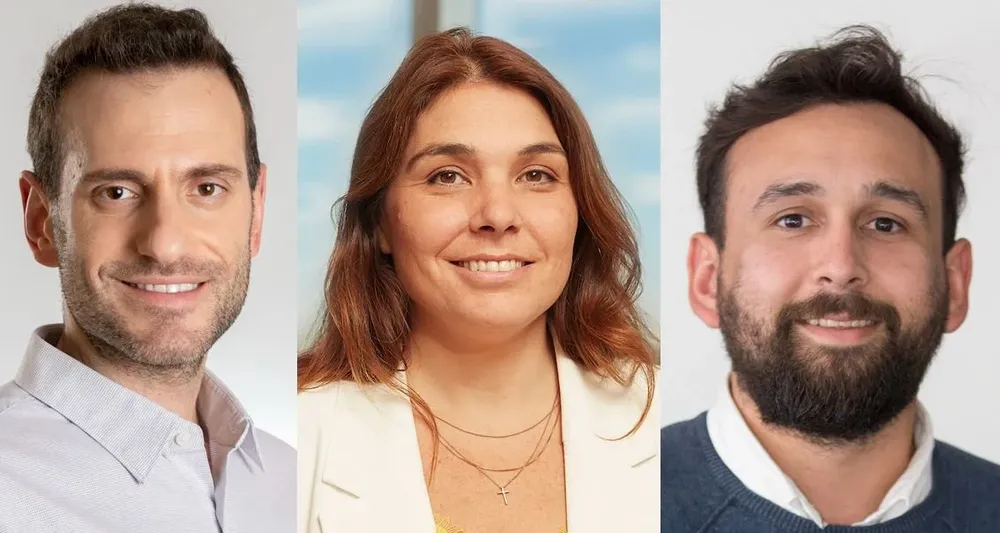 Alan Cohn, Margarita Mangino y Juan Ortiz