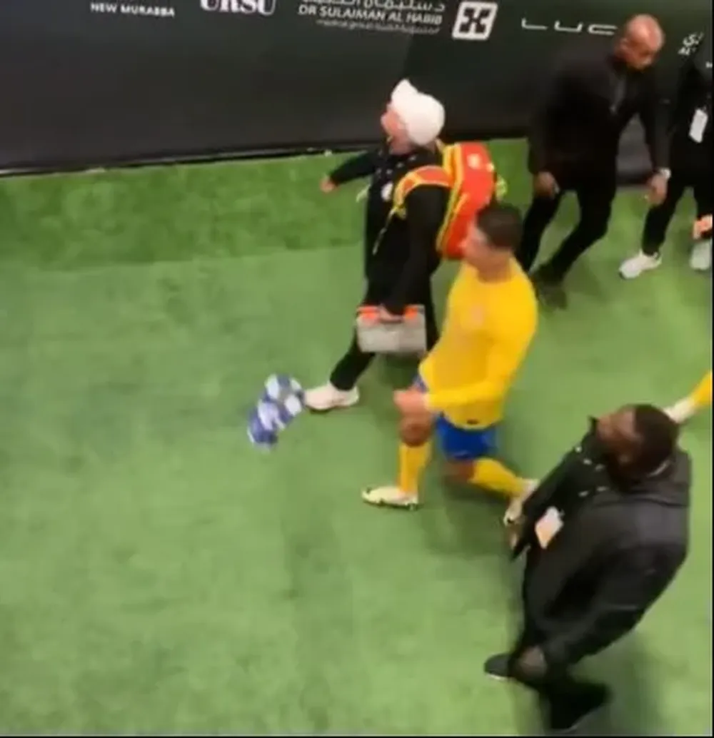 El polémico gesto de Cristiano Ronaldo