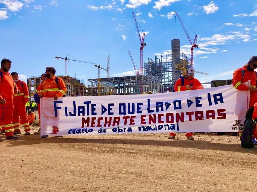 Manifestación de Sunca en UPM 2. (Foto archivo)
