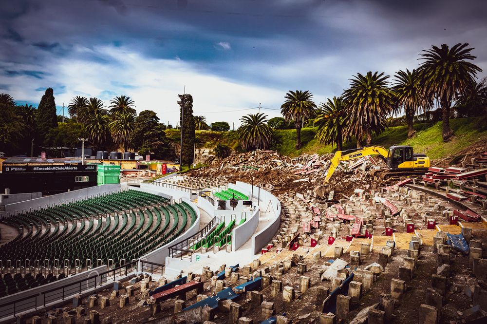 Teatro de Verano: en marcha la segunda etapa de la remodelación.