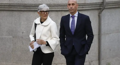 uis Rubiales llega a la Audiencia tras abrirse el juicio por el beso a Jenni Hermoso.