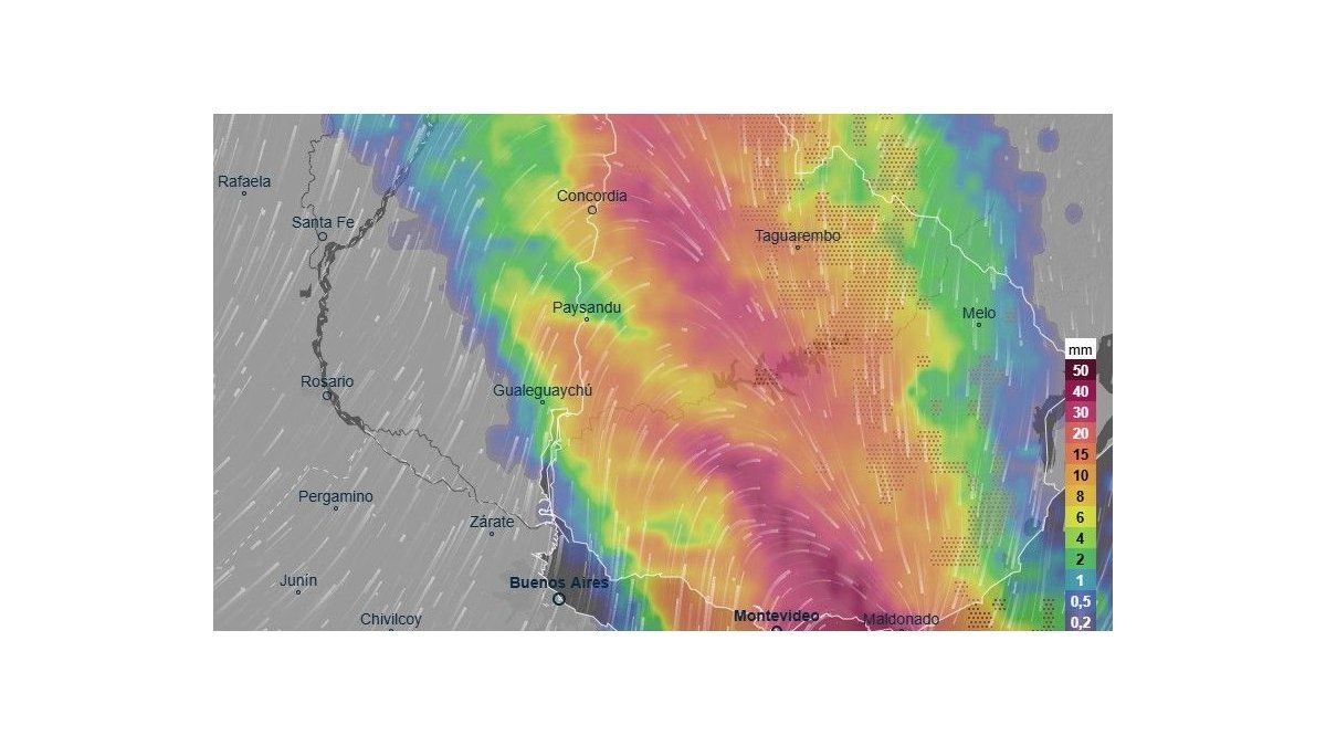 Uruguay se prepara para un frente frío con tormentas y temperaturas ...