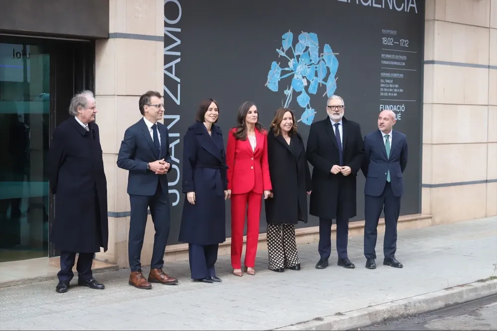 La Reina Letizia, en su visita a Lleida.