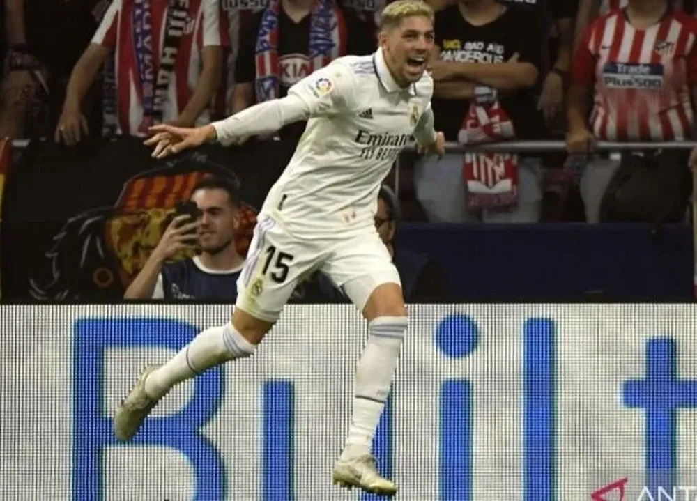 El festejo de Federico Valverde