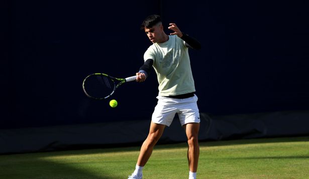 Carlos Alcaraz, listo para Wimbledon.