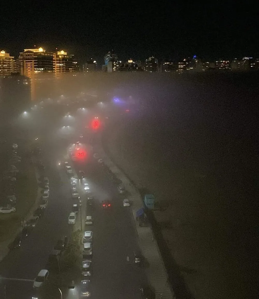 Niebla en Punta del Este