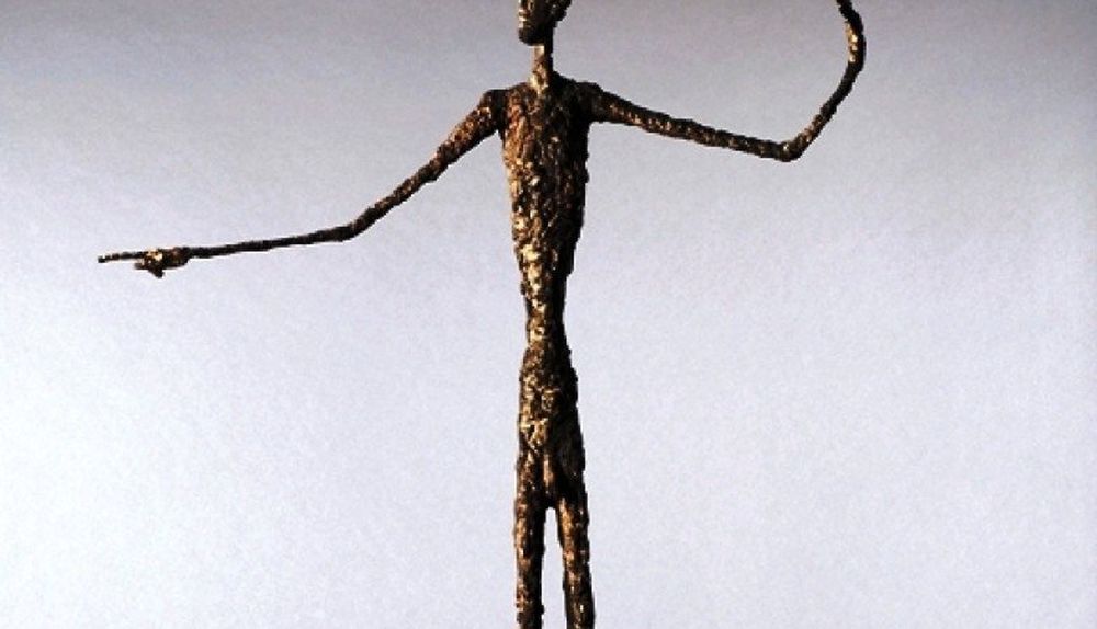 El hombre que apunta, de Alberto Giacometti