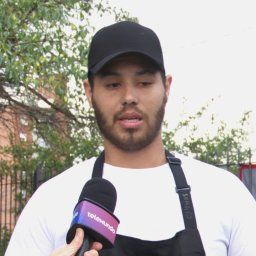 Empleado de la zona que presenció el accidente