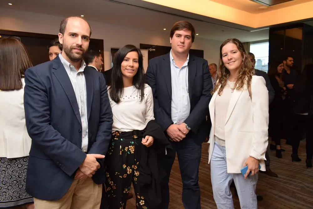 Franco Cinquegrana, Andrea Trujillo, Matias Olea y Ana Praderi