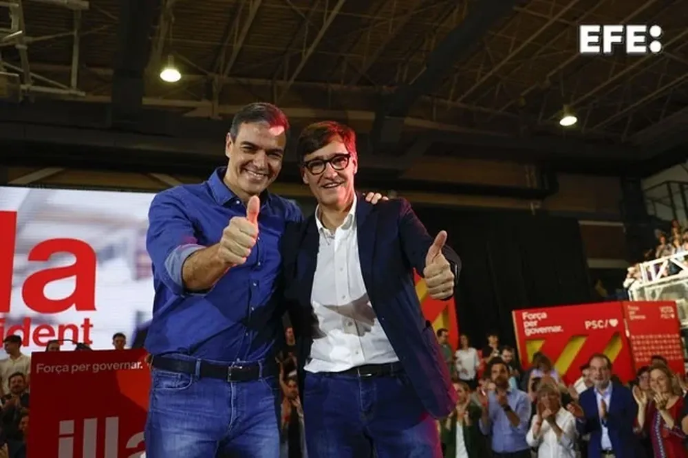 Pedro Sánchez y Salvador Illa