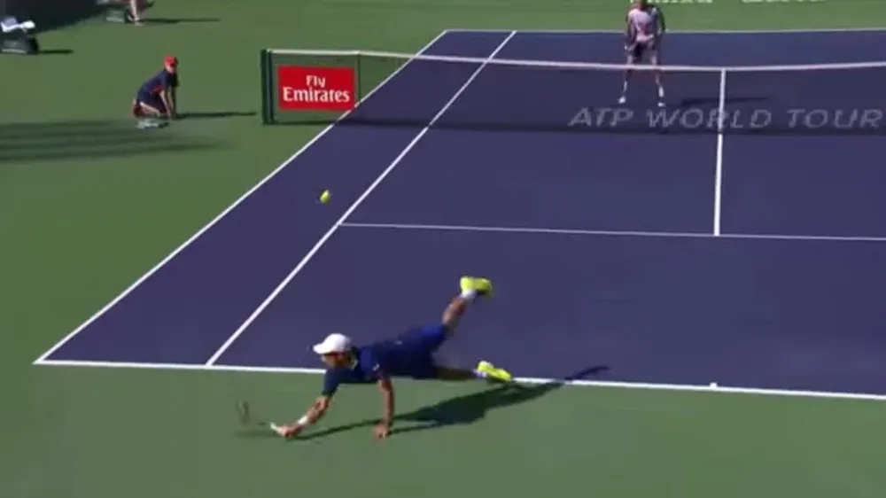 Así voló Cuevas en Indian Wells