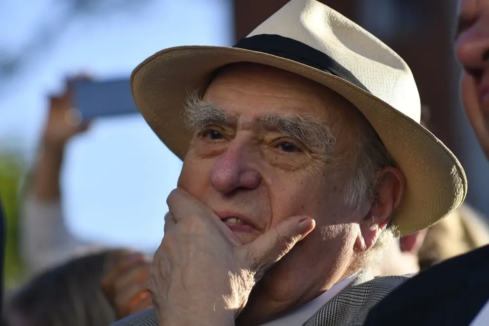 Julio María Sanguinetti en la inauguración del Hospital del Cerro