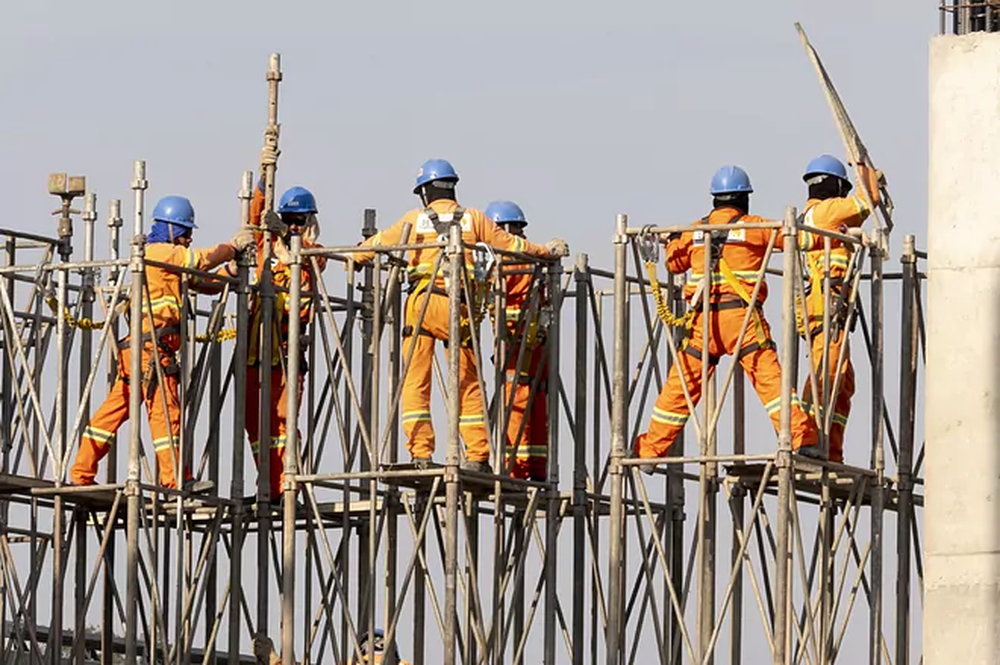 Trabajadores de la construcci&oacute;n en Espa&ntilde;a