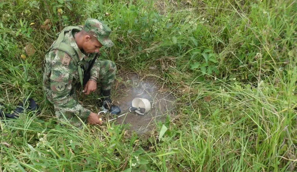 Muertos por minas antipersonas en Colombia