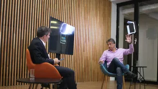 Marcos Soto, decano de UCUBS y Nicolás Jodal, CEO de Genexus