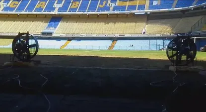 Ventiladores en La Bombonera