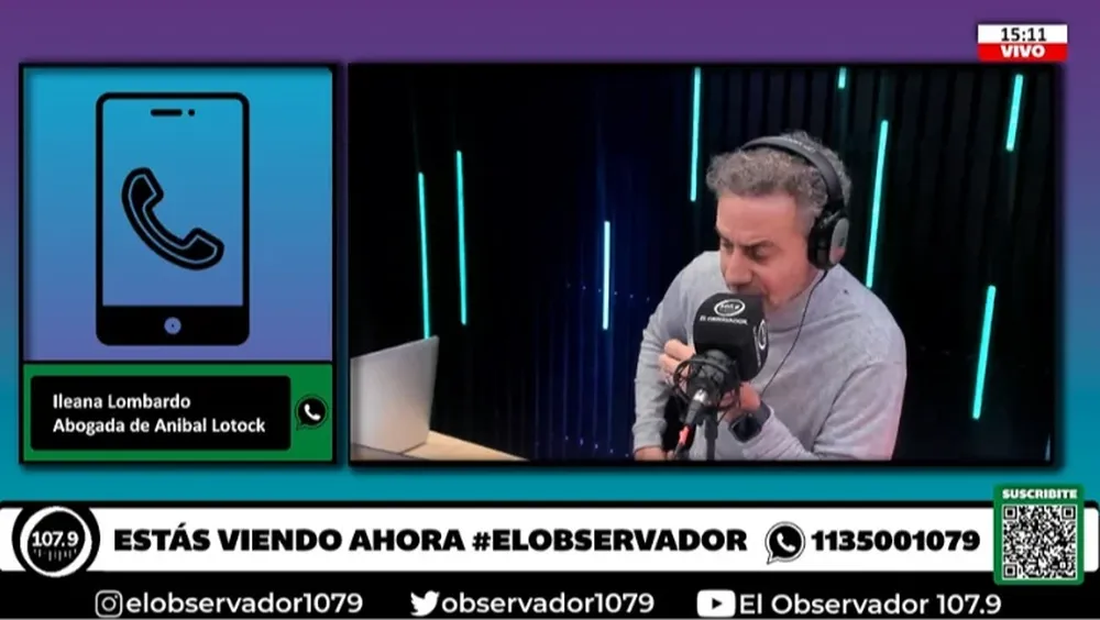 Majul enla entrevista con Lombard