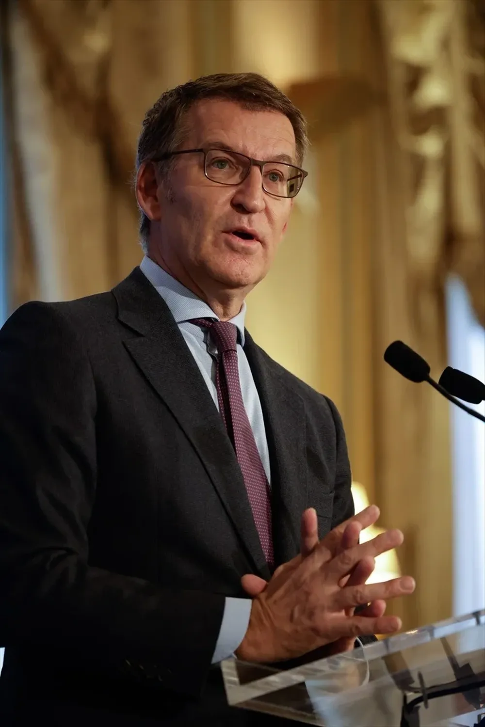 Alberto Núñez Feijóo, líder del PP.