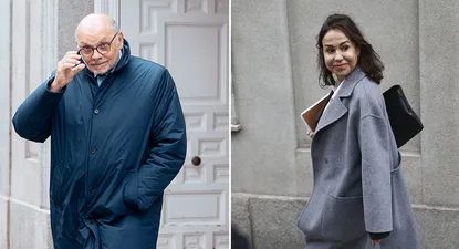 El exdirector de Carreteras Javier Herrerno y la expresidenta de Adif Isabel Pardo de Vera. EFE