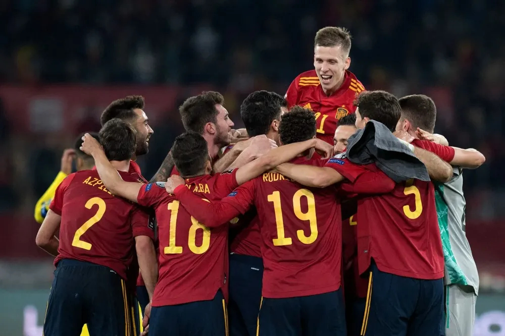 España celebra la clasificación al Mundial