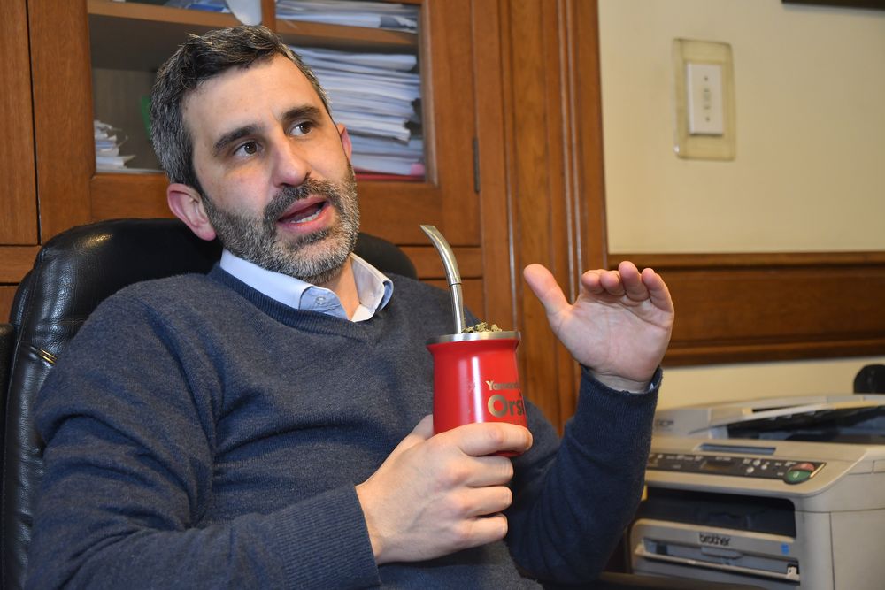 El senador frenteamplista Daniel Caggiani