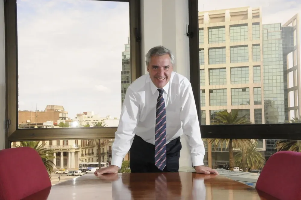 El gerente general de IBM Uruguay y Paraguay, Gonzalo de Azpitarte,