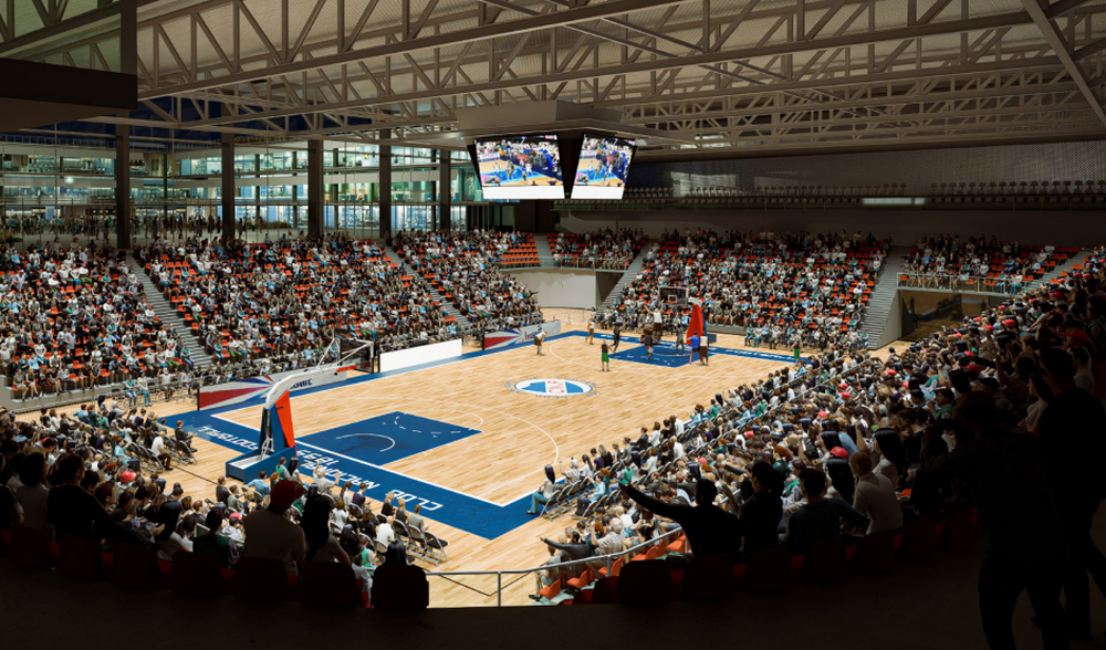 Rénder del nuevo Polideportivo de Nacional