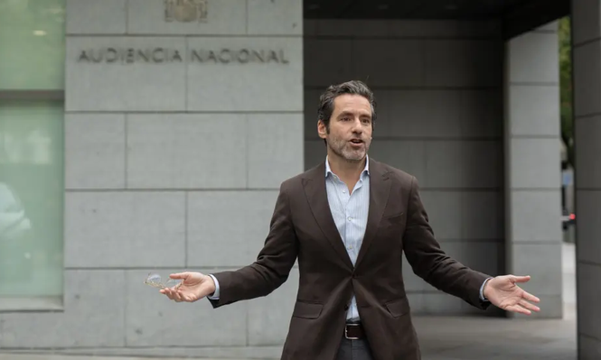 El vicesecretario de Cultura y portavoz del PP, Borja Sémper, en la Audiencia Nacional