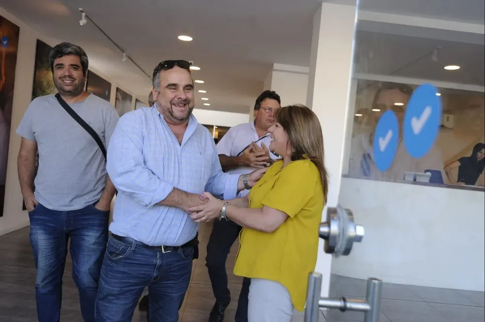 El secretario general de COFE, José Lorenzo López, este lunes en la sede del gobierno electo