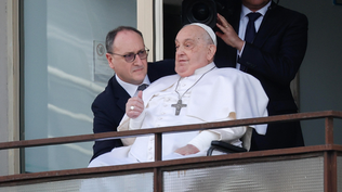 El Papa Francisco se recupera en su residencia de Santa Marta.