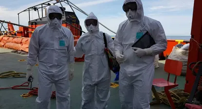 Profesionales del Hospital Británico participaron de misión en crucero