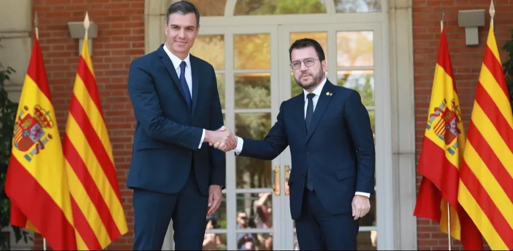 Sánchez y Aragonès se reunieron por última vez el 15 de julio del 2022 en la Moncloa
