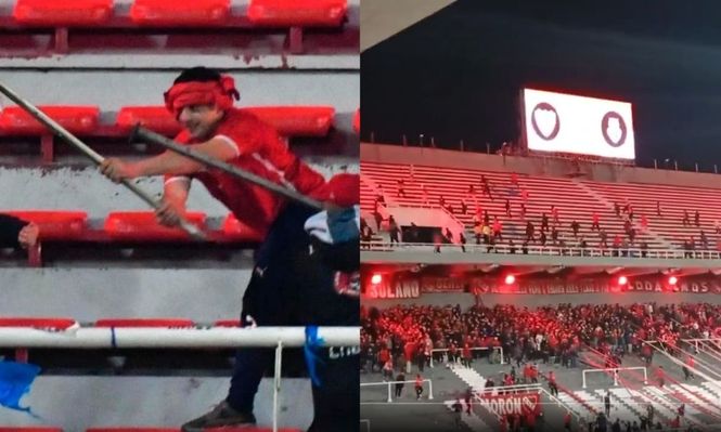 Independiente vs Universidad de Chile: los videos que dejó la noche de terror en Avellaneda