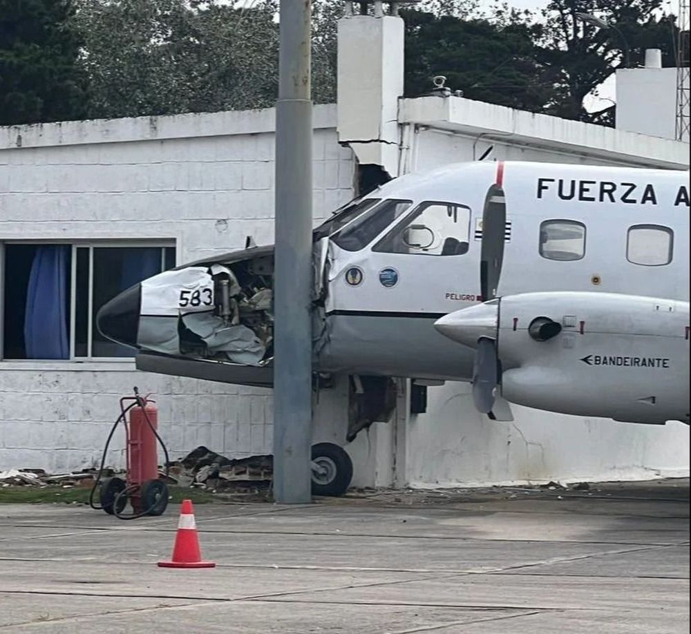 Así quedó el avión que estrelló el coronel en 2022